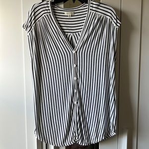Max Studio Striped Top